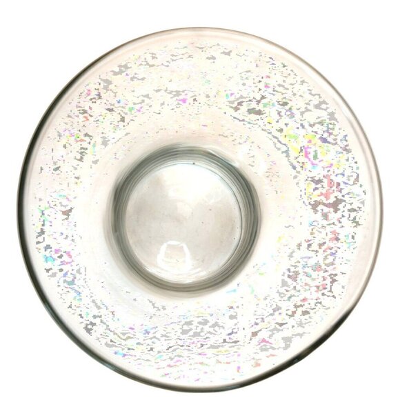 Clear Glass Flower Gathering Vase Elegant Design 8" Tall 4.5" Top Diameter For H - Picture 4 of 10